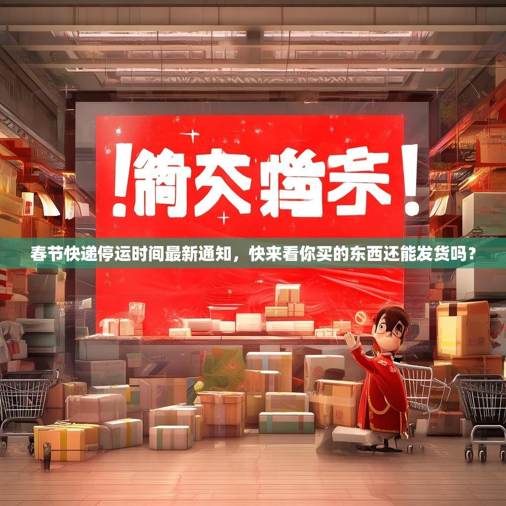 春節快遞停運時間最新通知，快來看你買的東西還能發貨嗎？